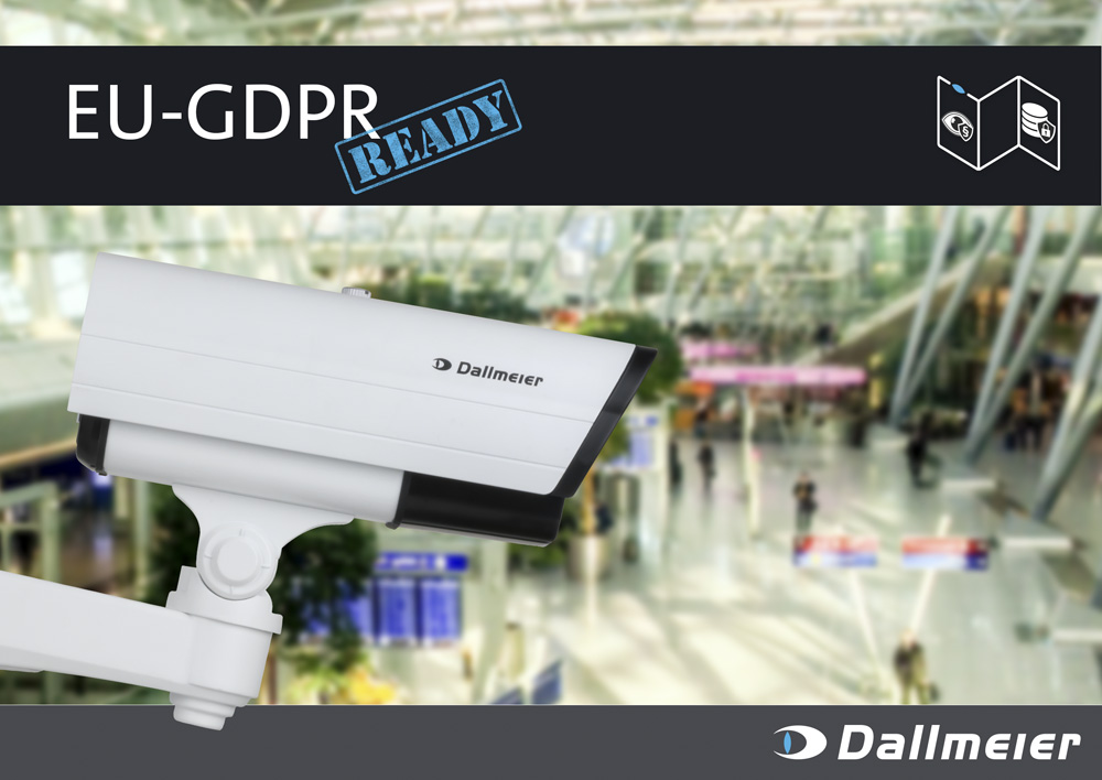  Con las 14 funciones del módulo Dallmeier, las empresas pueden configurar sus sistemas de vídeo individualmente de tal modo que cumplan los requerimientos del RGPD/UE.