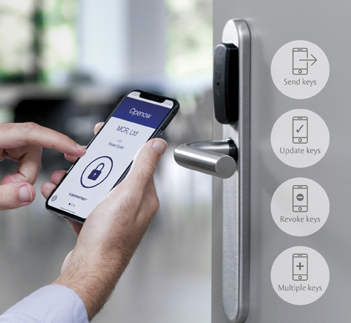 Openow™, la nueva solución móvil integral de control de acceso inalámbrico de SMARTair®, hace la vida más fácil y segura para todos.