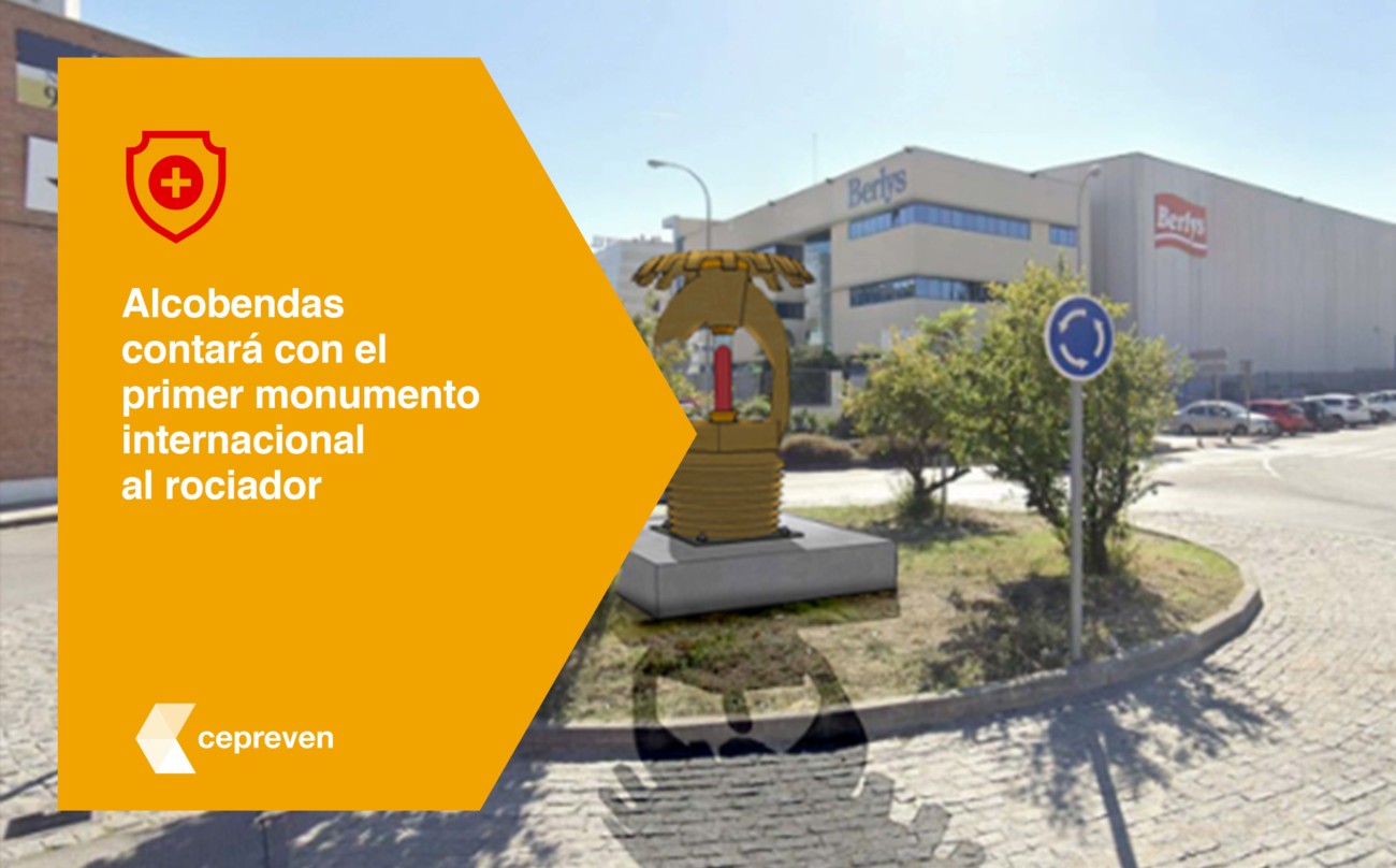 El rociador automático tendrá un monumento en Alcobendas