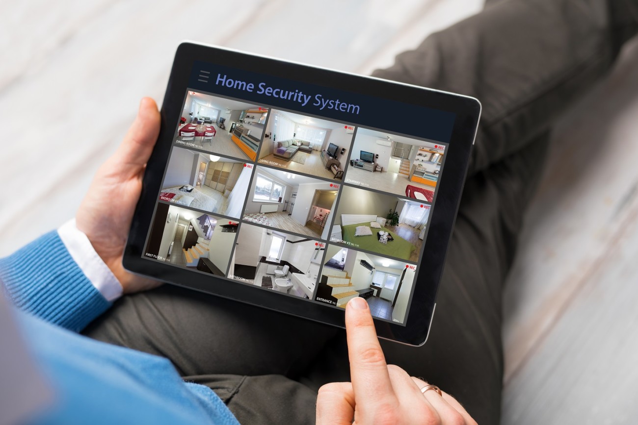 Monitorear el hogar desde una tablet